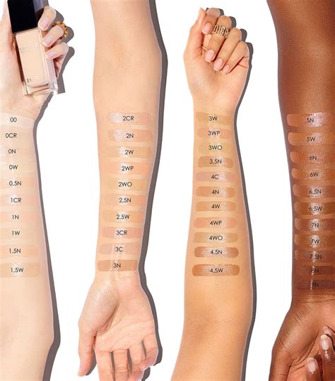 dior forever skin glow foundation 3w|dior foundation shade chart.